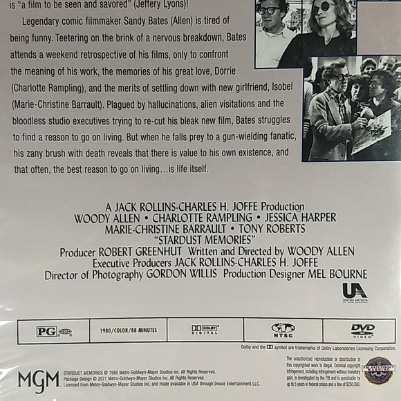 Stardust Memories, Factory Sealed DVD - Picture 5 of 7